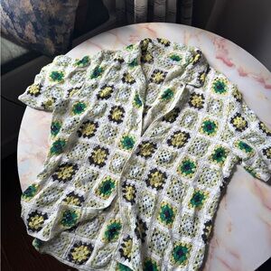 Zara Multicolor Crochet Top